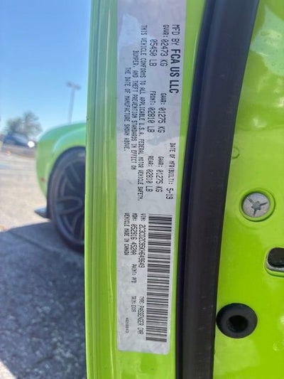 2019 Dodge Challenger SRT Hellcat Widebody