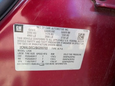 2011 Chevrolet Equinox LT w/1LT